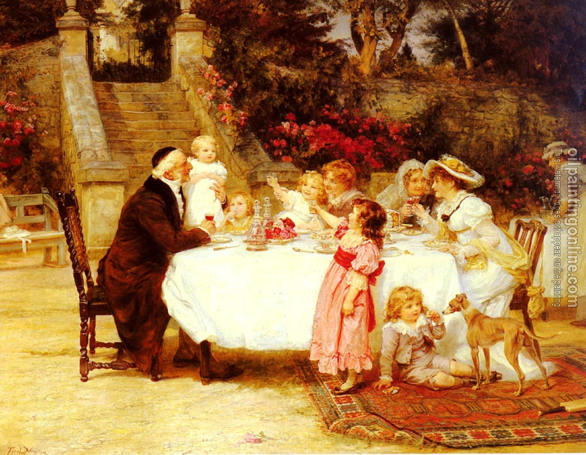 Frederick Morgan - His First Birthday